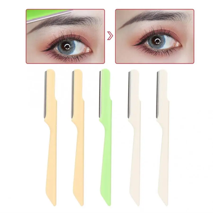 5 шт. портативный триммер для бровей бритвы волос женщин Бритва формовочный нож