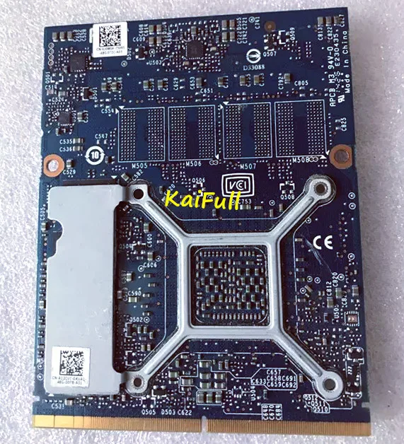 Оригинальная видеокарта J0M0K для ноутбука DELL M17X R4 R5 M18X R2 R3 DDR5 2G GTX860M GTX 860M MXM 3 0