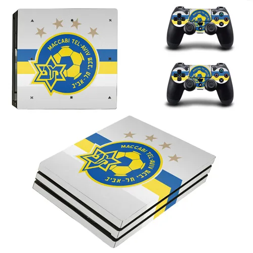 KYSP4P-0921 Maccabi Haifa FC PS4 Pro наклейка кожи для playstation 4 Pro консоль и контроллер для Dualshock PS4 Pro наклейка s Наклейка Винил - Цвет: KYSP4P-0921