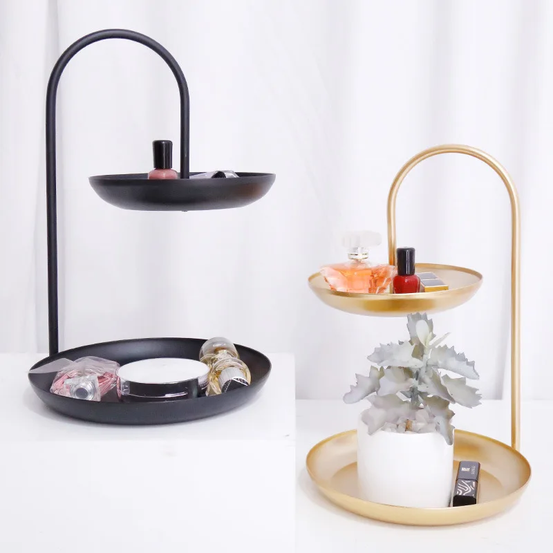 Двухуровневые тарелки для кексов и тортов подставки свадебных домашний стол