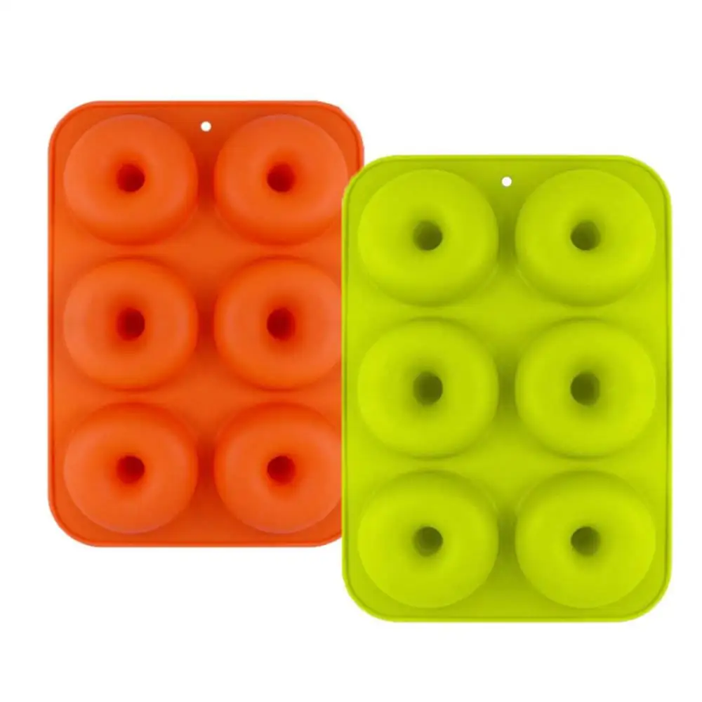

26.3*18.2*3.4cm Baking Mold Ice Mould Donut Maker Practical Non-Stick Silicone Mold Silicone Donut Mold
