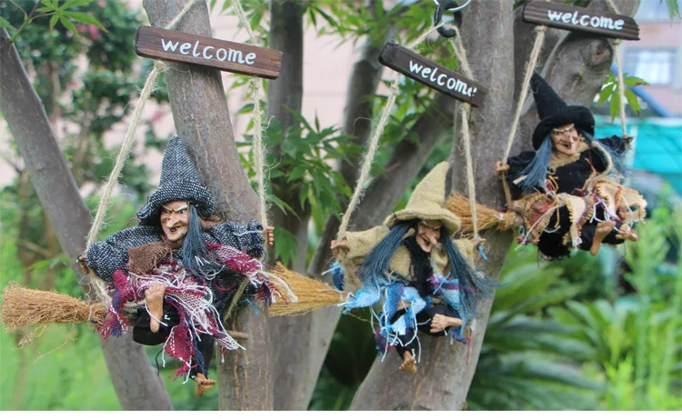 Новый Хэллоуин композиция призрак фестиваль Бар Украшение ужас реалистичный