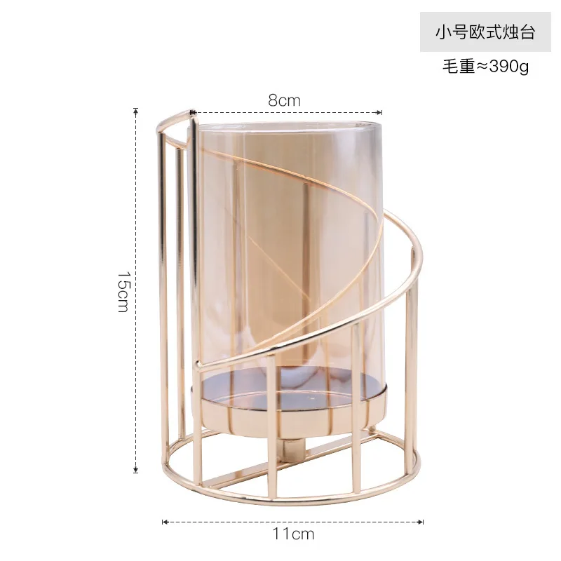 

Romantic candlelight dinner wedding decoration candlestick decoration living room table candle decoration home decoration