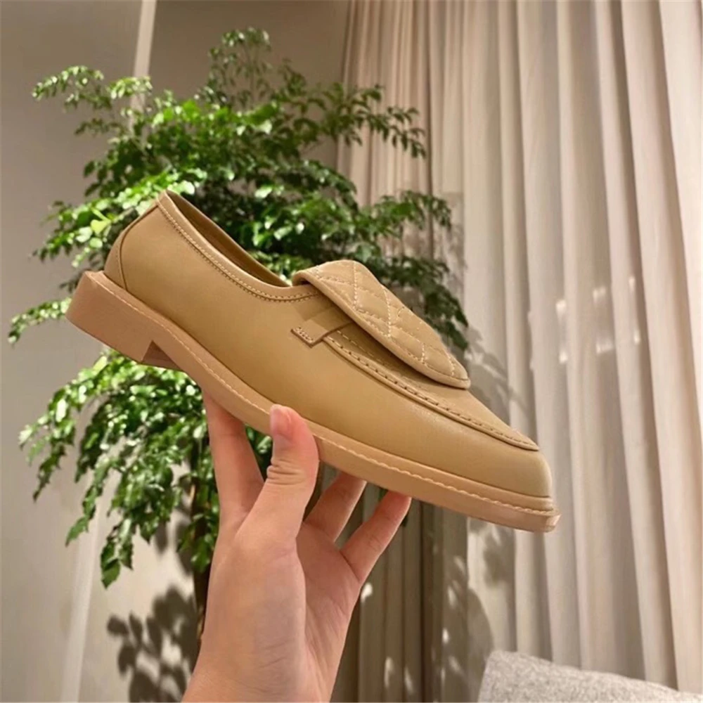

Ollymurs Shoes Genuine Leather Women's Shoes Round Toe Shallow Flats Spring/Autumn Casual Women's Flats