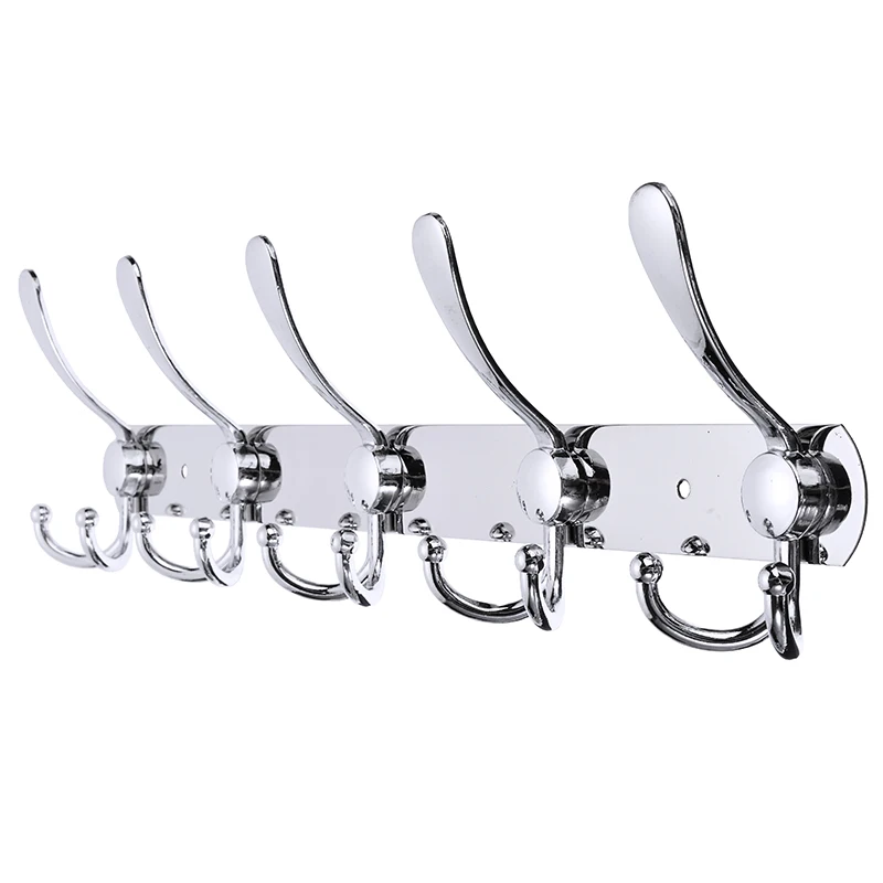 5 настенных крючков из нержавеющей стали вешалка для одежды крючок настенный