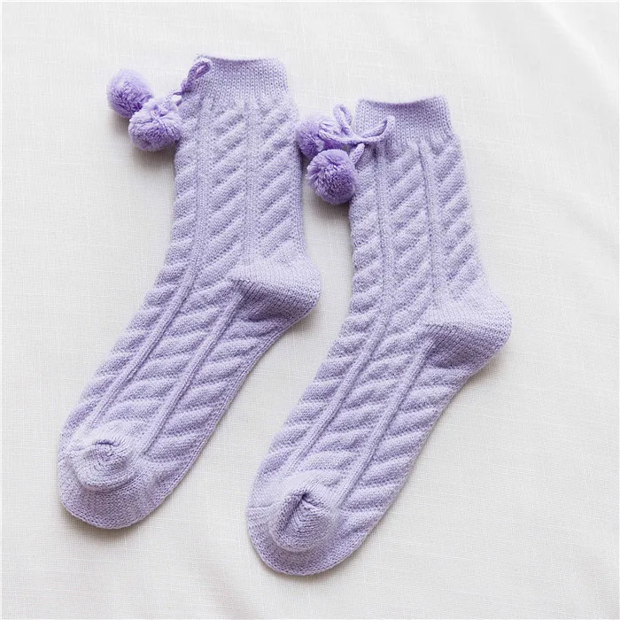 Утолщенные женские хлопковые милые плюшевые теплые домашние тапочки для сна