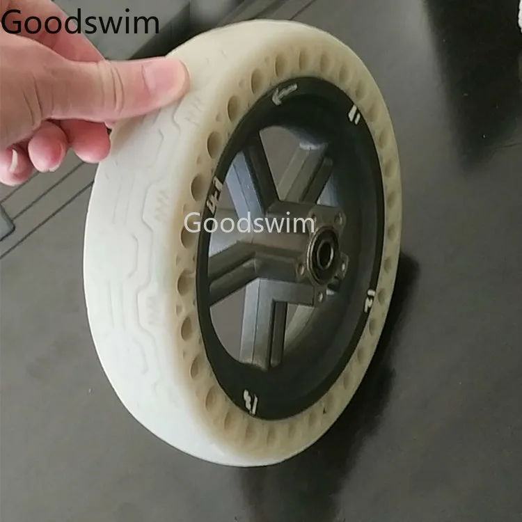 Luminous Shock Absorber Tire For Xiaomi Mijia M365 Scooter Skateboard Damping Rubber Tires Wheels Tyre Solid Hole | Спорт и