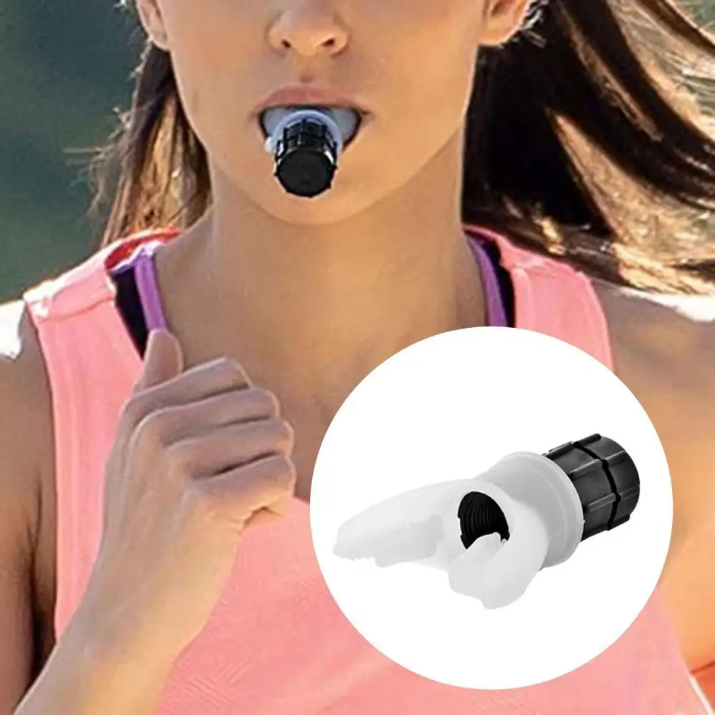 

Portable Lung Trainer Adjustable Silicone Mini Breathing Exerciser for Fitness