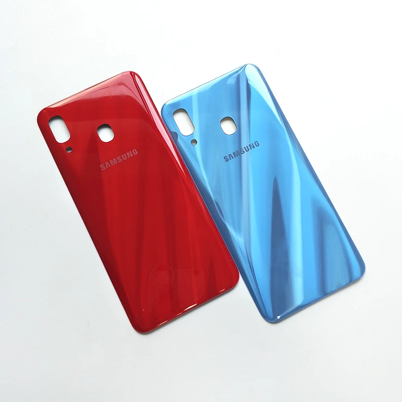 Задняя крышка аккумуляторного отсека Samsung Galaxy A30 оригинальный корпус двери