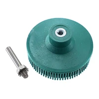 drill bristle disc emery rubber abrasive brush polishing grinding wheel for burr rust removal burr and rust