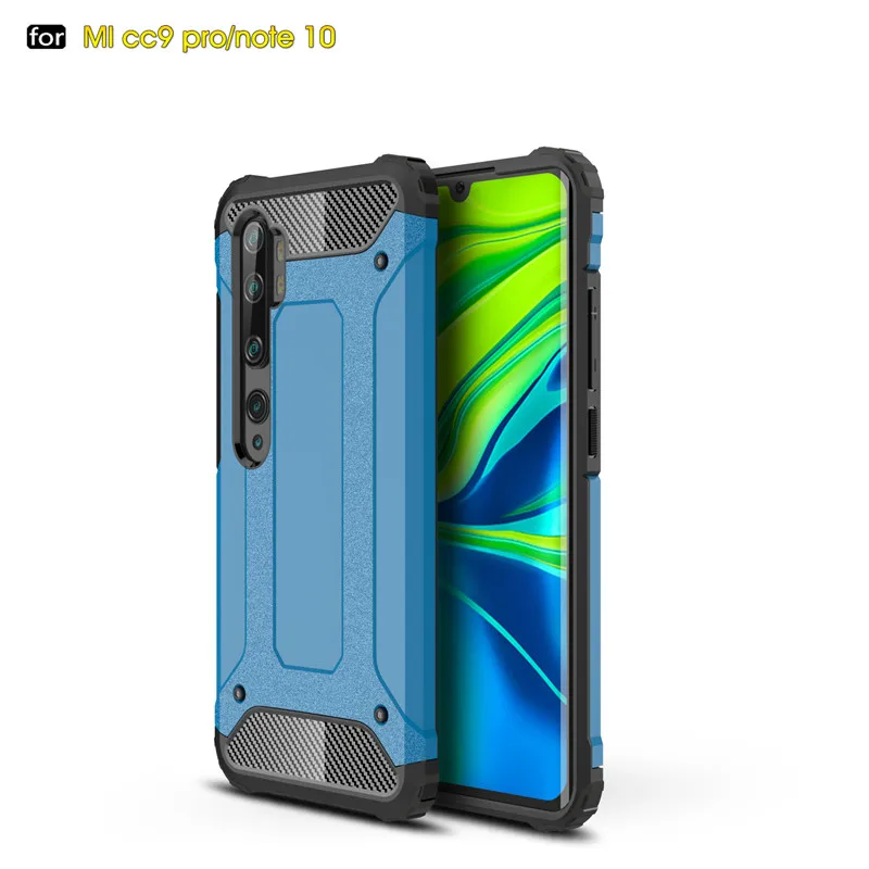 Для Xiaomi Mi CC9 Pro Чехол тяжелая броня тонкий жесткий резиновый силиконовый чехол для