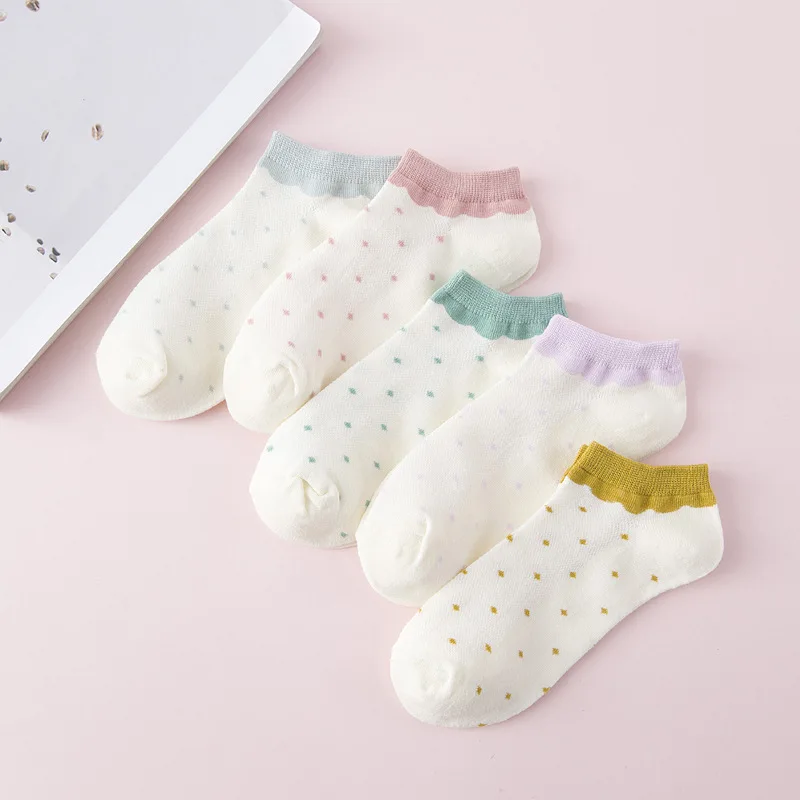 Новинка мужские и женские носки 5 пар/лот носки-башмачки с рисунком кошки звезды