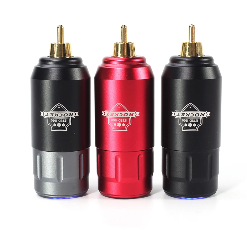 Новейшая Татуировка Мини Беспроводная мощность Серый Черный Красный для тату