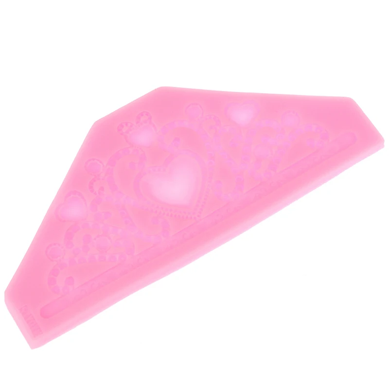 1pc Silicone Princess Crown Mould Cake Decorating Tool Chocolate Candy Fondant Molds Mayitr Baking | Дом и сад