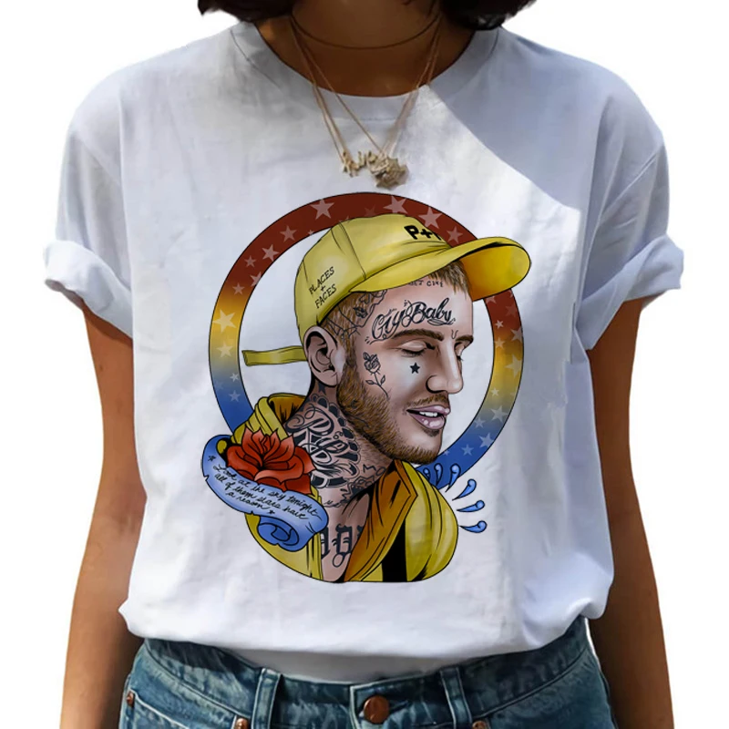Lil Peep Harajuku Хип Хоп футболки для женщин Cry Baby Ullzang модная футболка 90s Графический Hell мальчик футболка Топ-безрукавка в уличном стиле для женщин