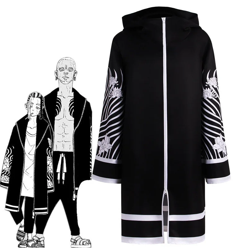 

Anime Tokyo Revengers Hanagaki Takemichi Ken Ryuguji Cosplay Costume XS-3XL Outfits for Adult Men Women JK Uniform Halloween