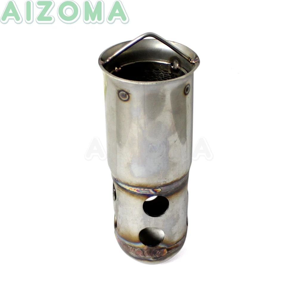 Универсальный Fit 51 мм Глушитель вставки дефлектор дБ убийца Хром выхлопной Хвост