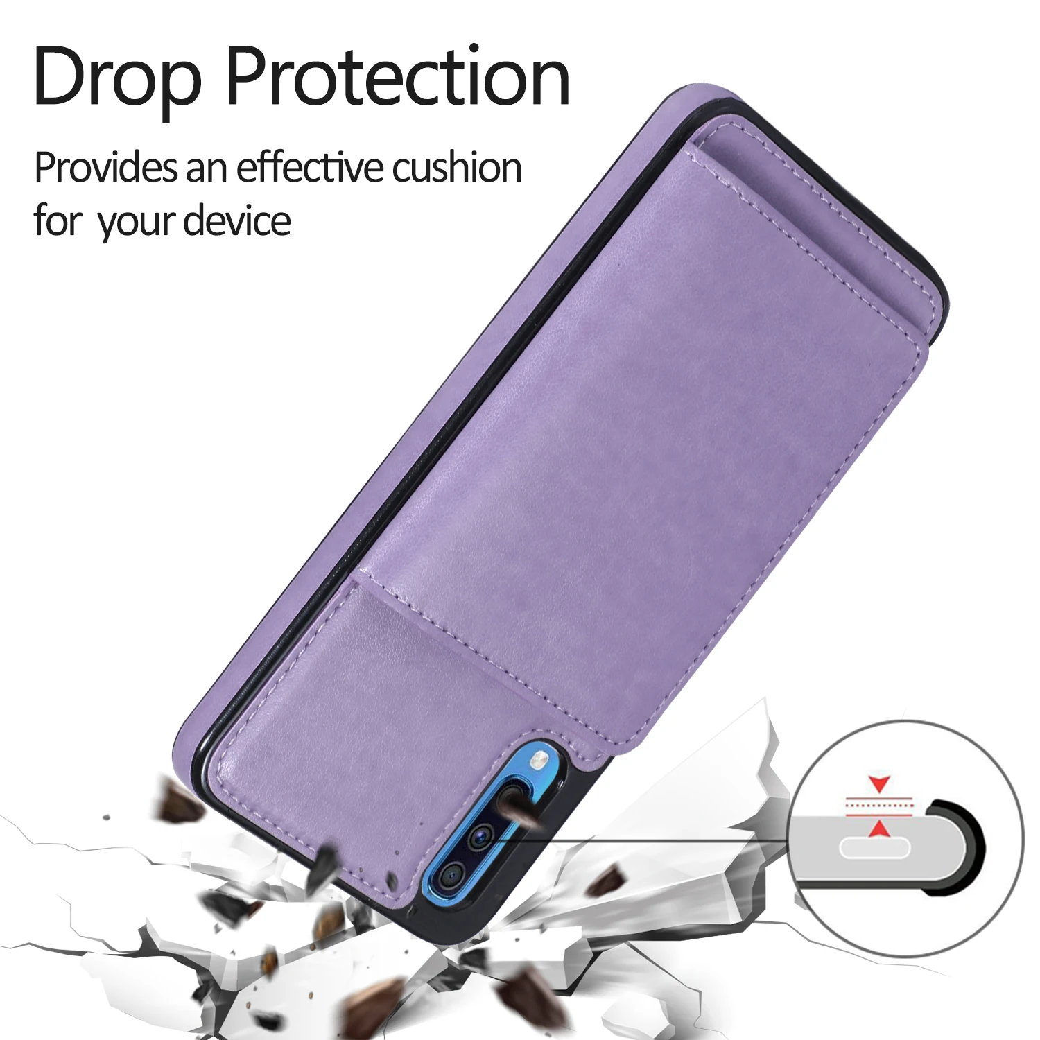 Ударопрочный гибридный защитный чехол накладка для Samsung Galaxy A10 A20 E S A30 A40 A50 A70 M10