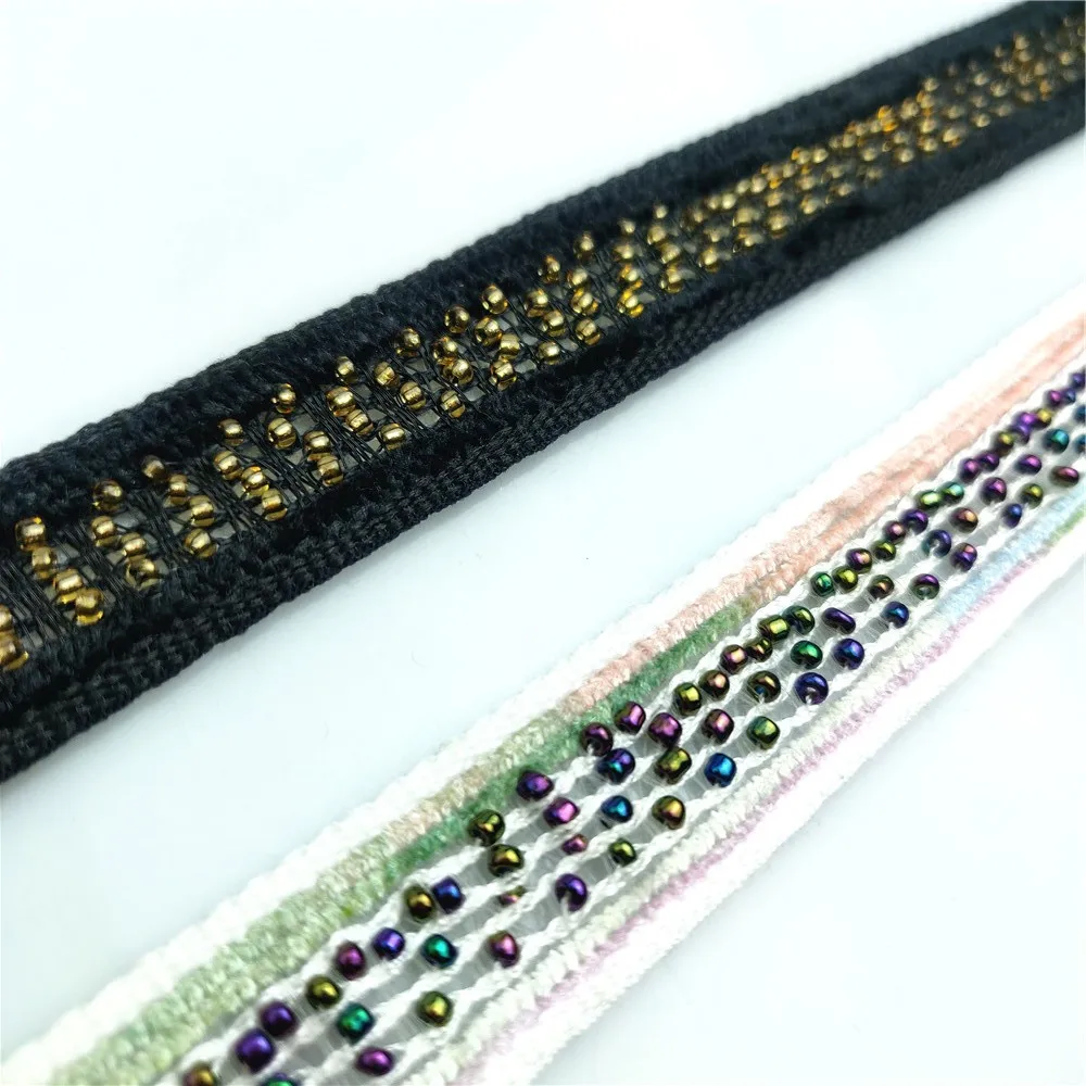 Плетеная лента из бисера Ширина 20 мм 1 ярд|binding ribbon|bias bindingwebbing 20mm |