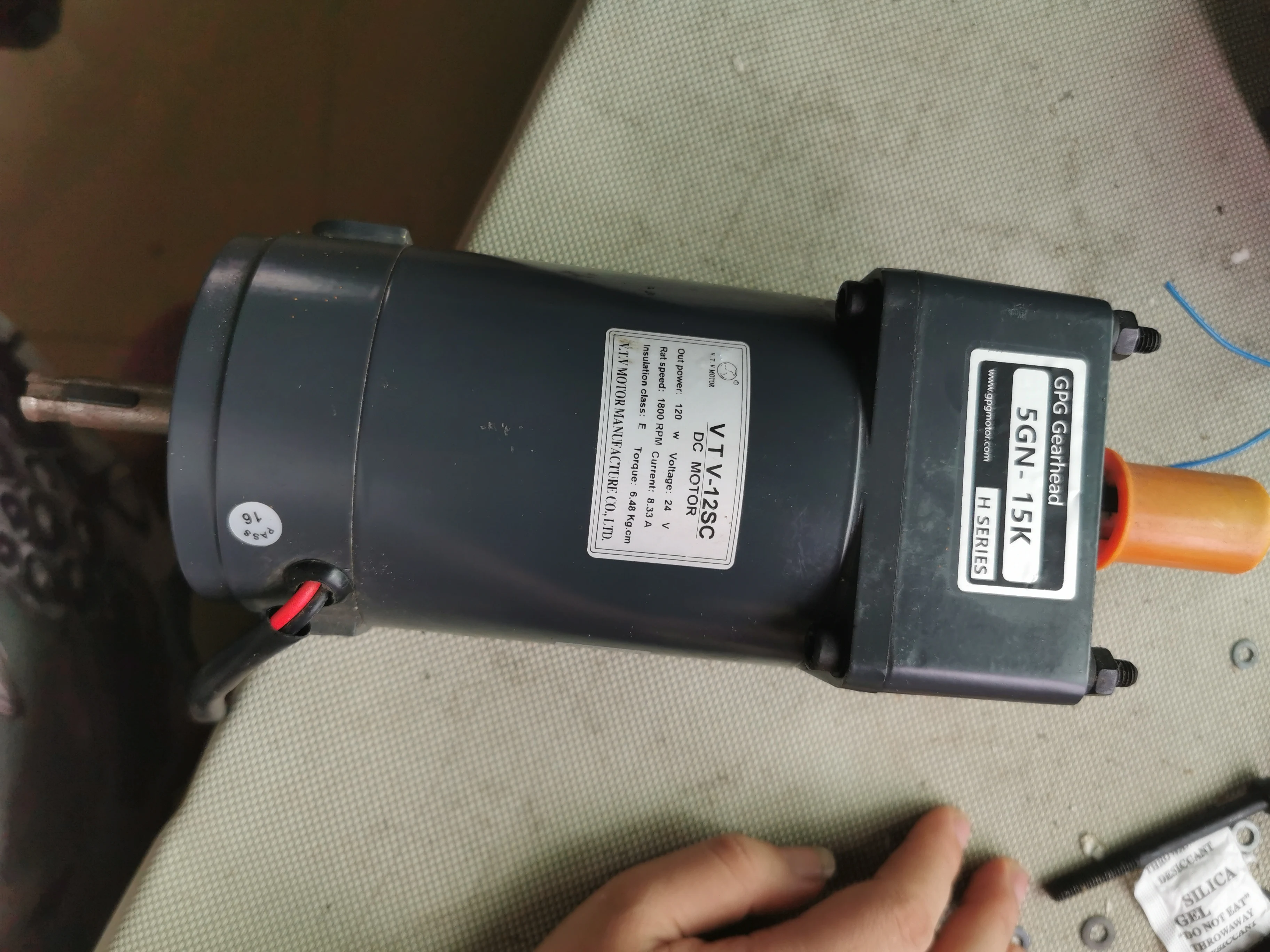 

90W 5GN 15K DC motor shaft 12mm