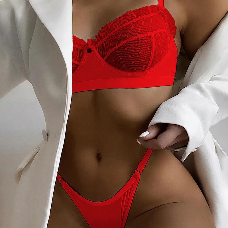 

Ruffle Lace Plus Size Lingerie Sexy Women's Underwear Transparent Bra Party Sets Lace Black Erotic Lingerie Exotic Sexy Costume