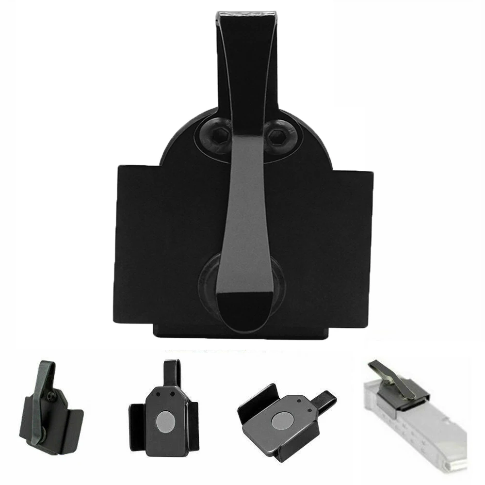 

Magnet Pocket Mag Holder Heavy Duty Magnetic Pocket Magazine Holder Speed Loader Holster Mount For All 9MM Handguns Mag