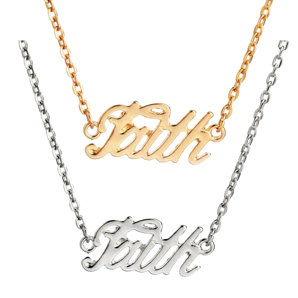 Надпись смелость/Любовь/верность подвеска с надписью ожерелье до ключиц модные