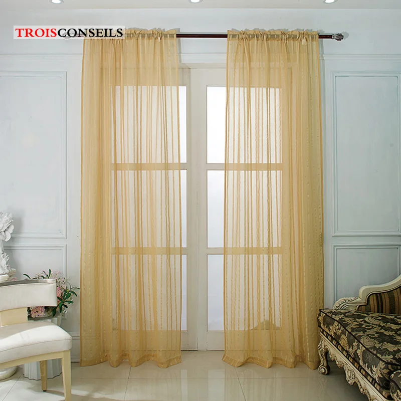 

Solid Color Tulle Window Curtains for Living Room The Bedroom Modern Tulle Curtains Fabric for Kitchen Voile Drapes