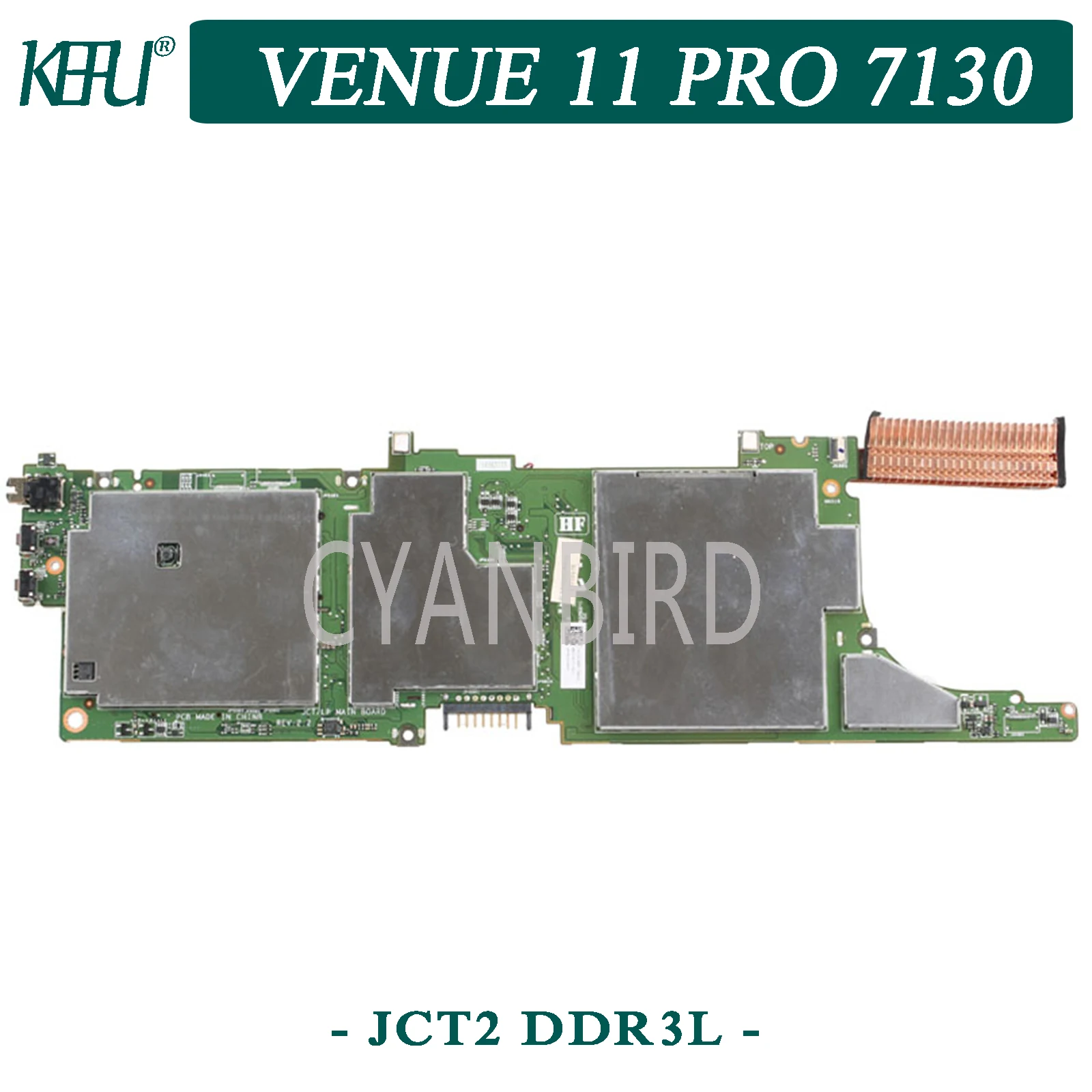 kefu jct2 ddr3l original mainboard for dell venue 11 pro 7130 with 8gb ram i5 4200y laptop motherboard free global shipping