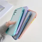 Матовый Жесткий прозрачный чехол для Samsung Galaxy A51 A71 A32 A52 A72 F62 M62 S21 Ultra S20 FE S10 S9 S8 Plus S10E