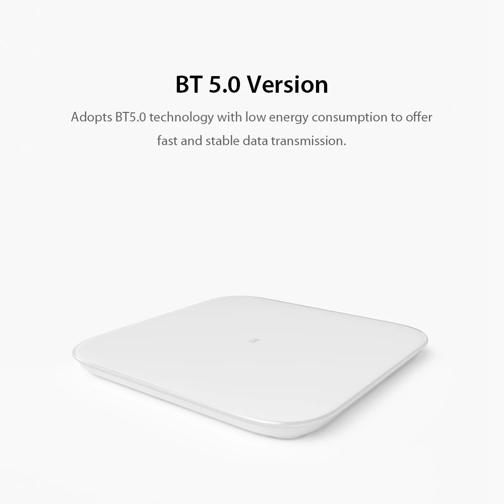 Весы Xiaomi Body Scale LED цифровые весы для ванной комнаты Mi Smart 2 BT 5 0 взвешивания тела с