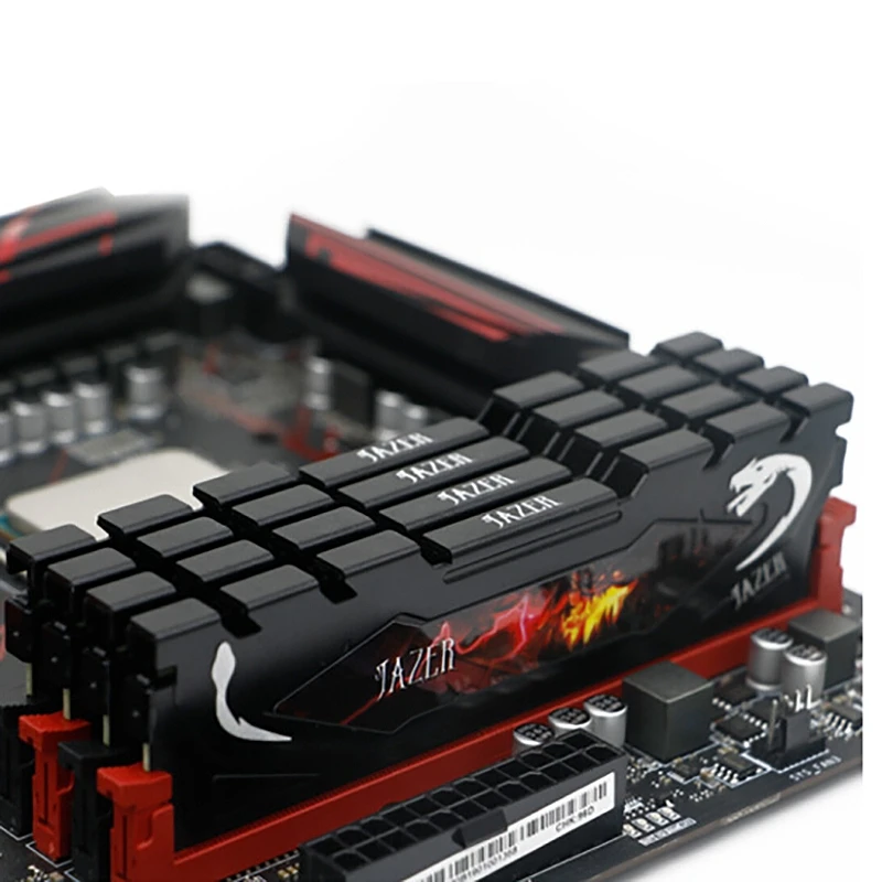 JAZER оперативная Память DDR4 RAM память для настольного компьютера игровая полоса