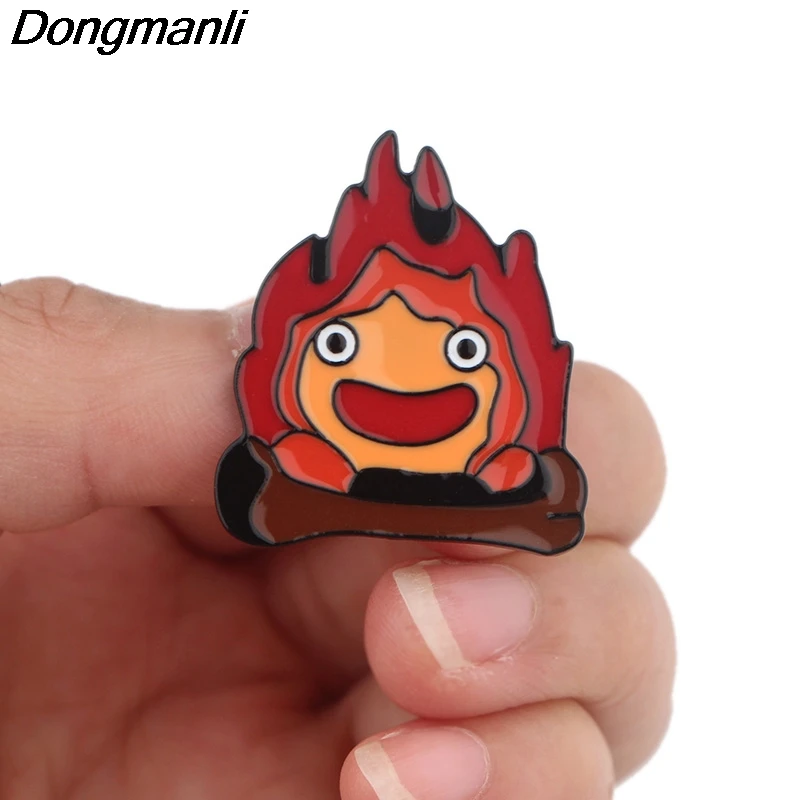 P3169 Dongmanli металлические эмалевые булавки и броши в форме Маски Аниме Specter для