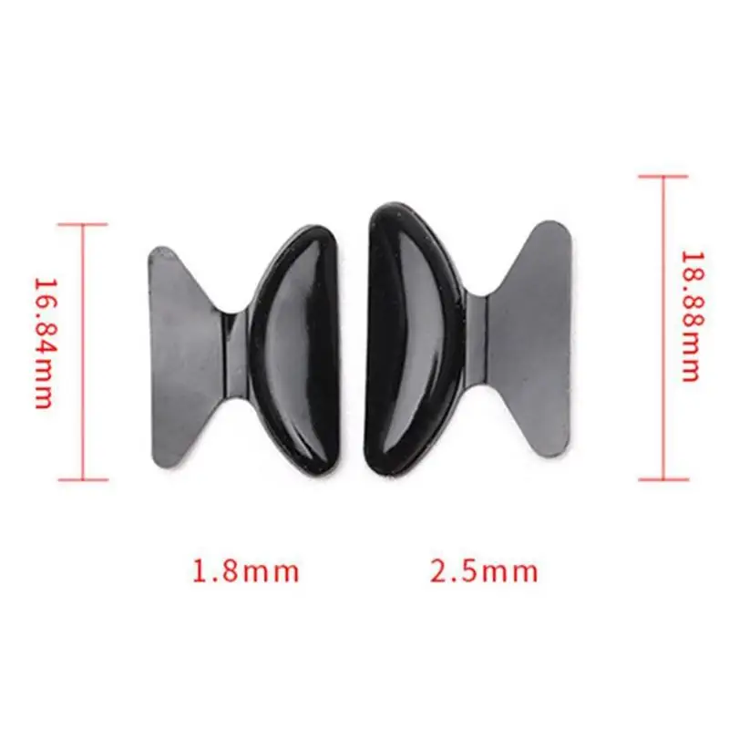 

5 Pairs Glasses Sunglass Glass Glasses Silicone/black/white Nose Healthcare Non-slip Support Pads Braces S9G3