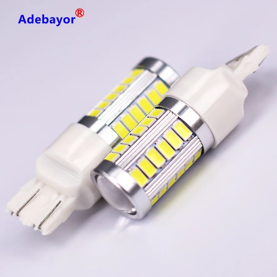 100 шт. 1156 1157 7443 33 SMD светодиодный 5630 5730 резервная туман светильник тормозные лампы