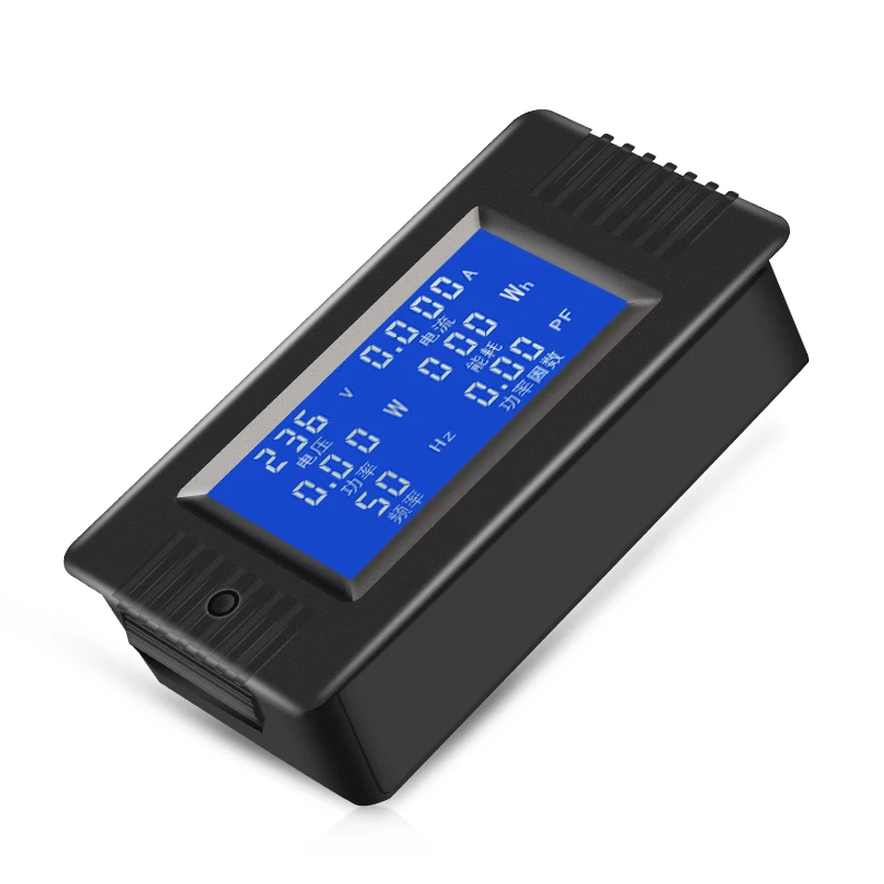 1 шт. Новые AC 6in1 220V 100A однофазный цифровой Панель Амперметр вольт ватт кВтч