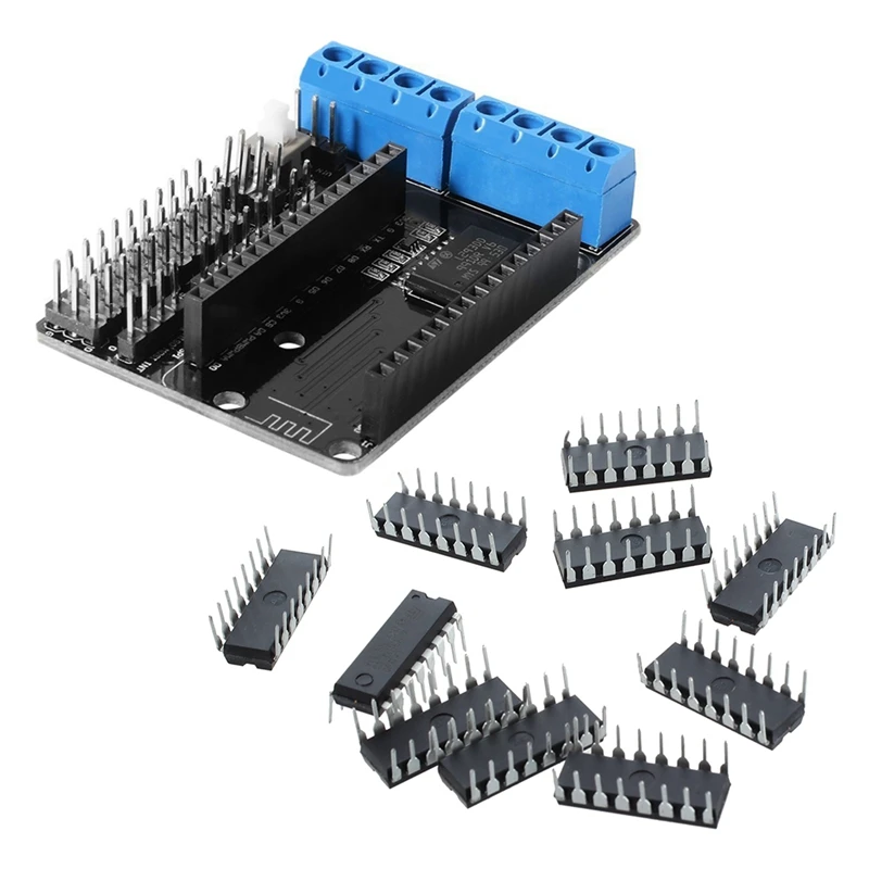 1 шт. L293D Wifi плата модуль Мотор привод расширение щит для Nodemcu Esp8266 Esp-12E Lua Te472 и 10