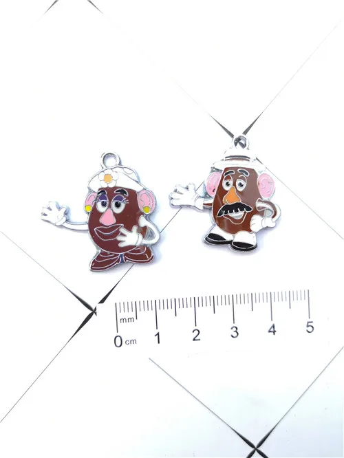 10 шт картофель для мужчин и женщин милая игрушка мультяшное ожерелье цепочка