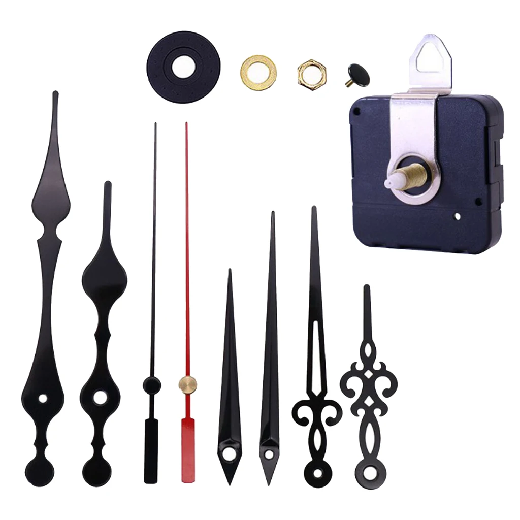 

Clock Movements with 3 Pack Different Size Clock Hands, DIY Repair Parts Replacement, Battery Operated