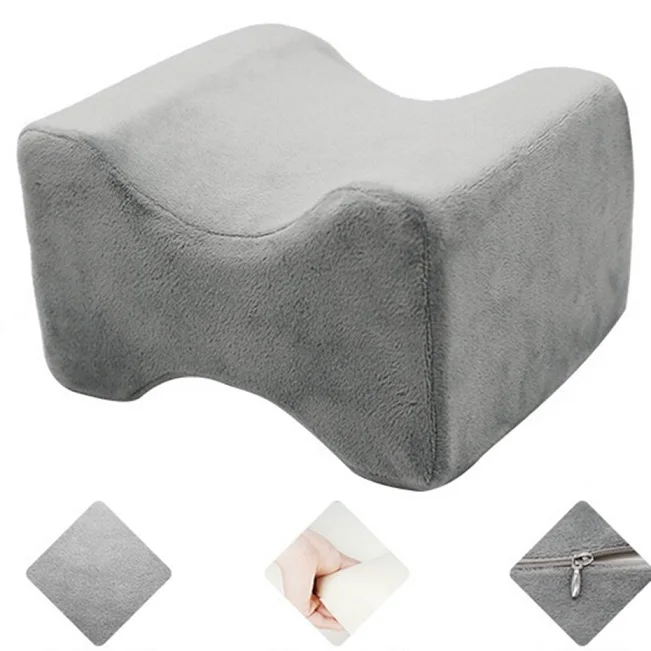 Светло-серый MTL Memory Foam наколенник подушка для кровати Подушка для ног Утягивающие колготки Беременность Спящая Подушка эргономичная подушка Ортопедическая подушка - Цвет: Светло-серый