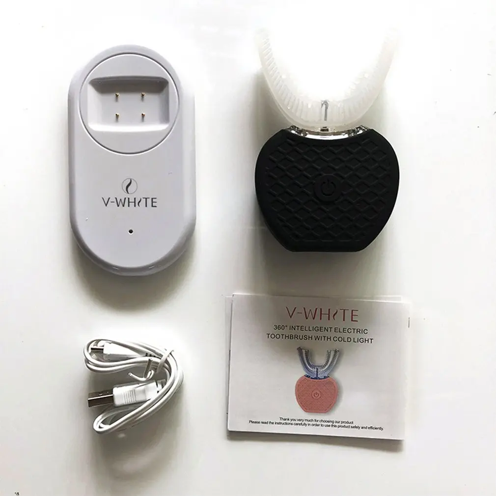 Электрический Очиститель зубов Беспроводная зарядка Автоматическая