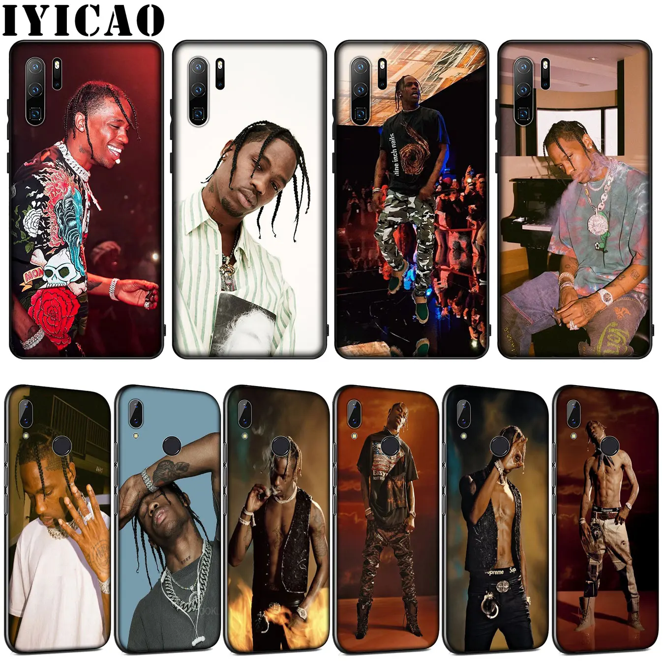 Мягкий силиконовый чехол IYICAO для Huawei P30 P20 Pro P10 P9 Lite Mini 2017 2016 P Smart Z Plus 2019|Бамперы| |