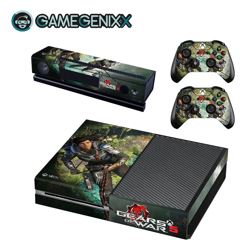 Защитная Наклейка GAMEGENIXX наклейка для консоли Xbox one и 2 контроллеров с рисунком
