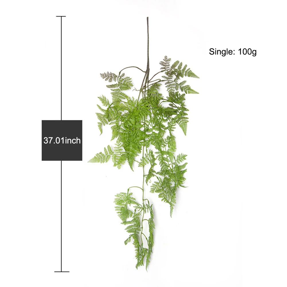 Artificial Plant Fake Leaf Simulation Plastic Window Hanging Decoration Flower Fishtail Pinecone Leaves | Дом и сад