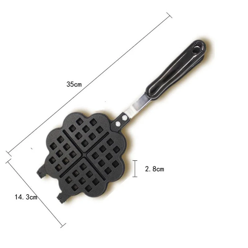 

Non-Stick Waffles Maker Mold Portable Iron Machine Household Kitchen Gas Pan Bubble Egg Cake Oven Breakfast Machine cake maker