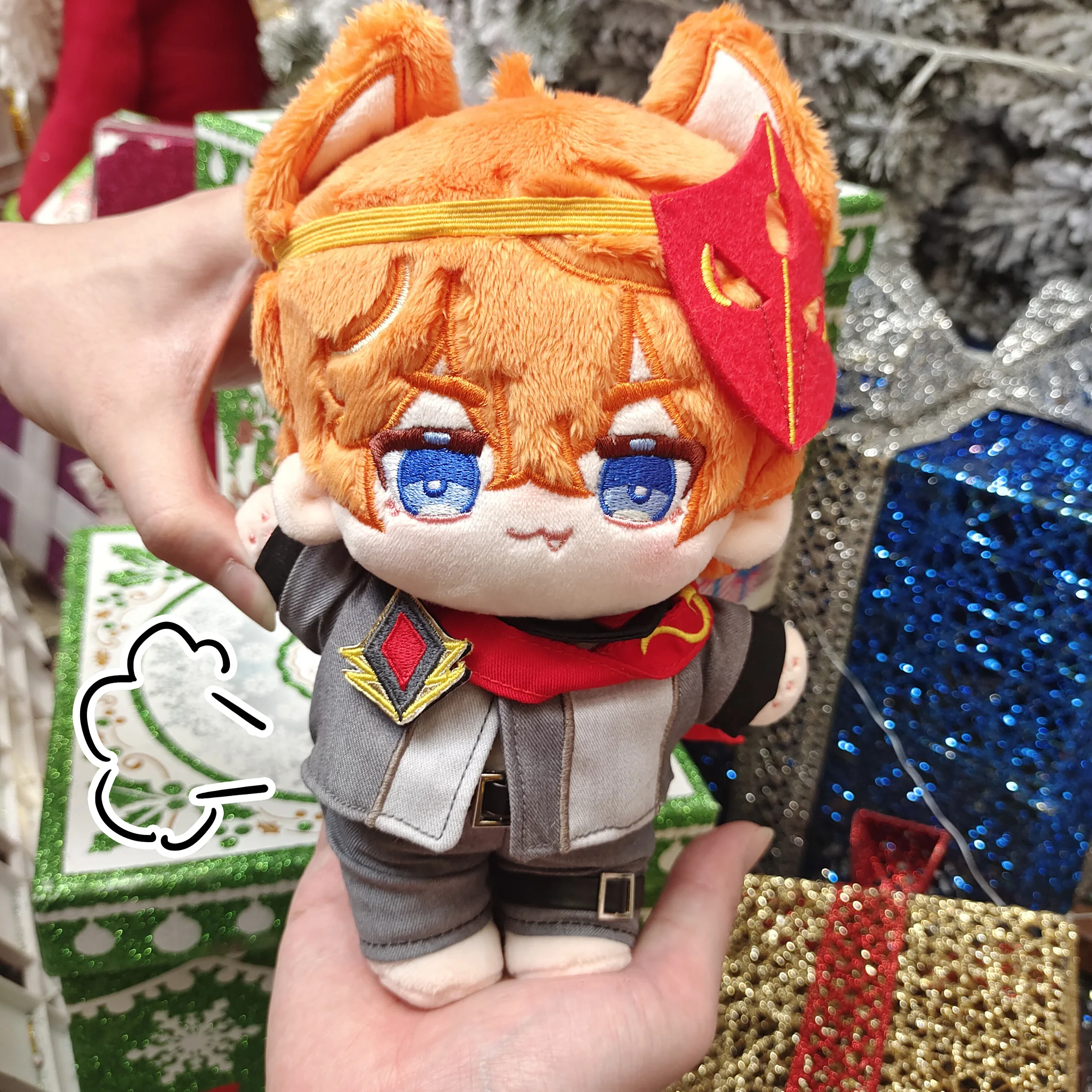 

Anime Limit Presale New Game Genshin Impact Tartaglia Plush Doll Stuffed Toy Dolls Change Clothings Pillow Cushion Props 20cm