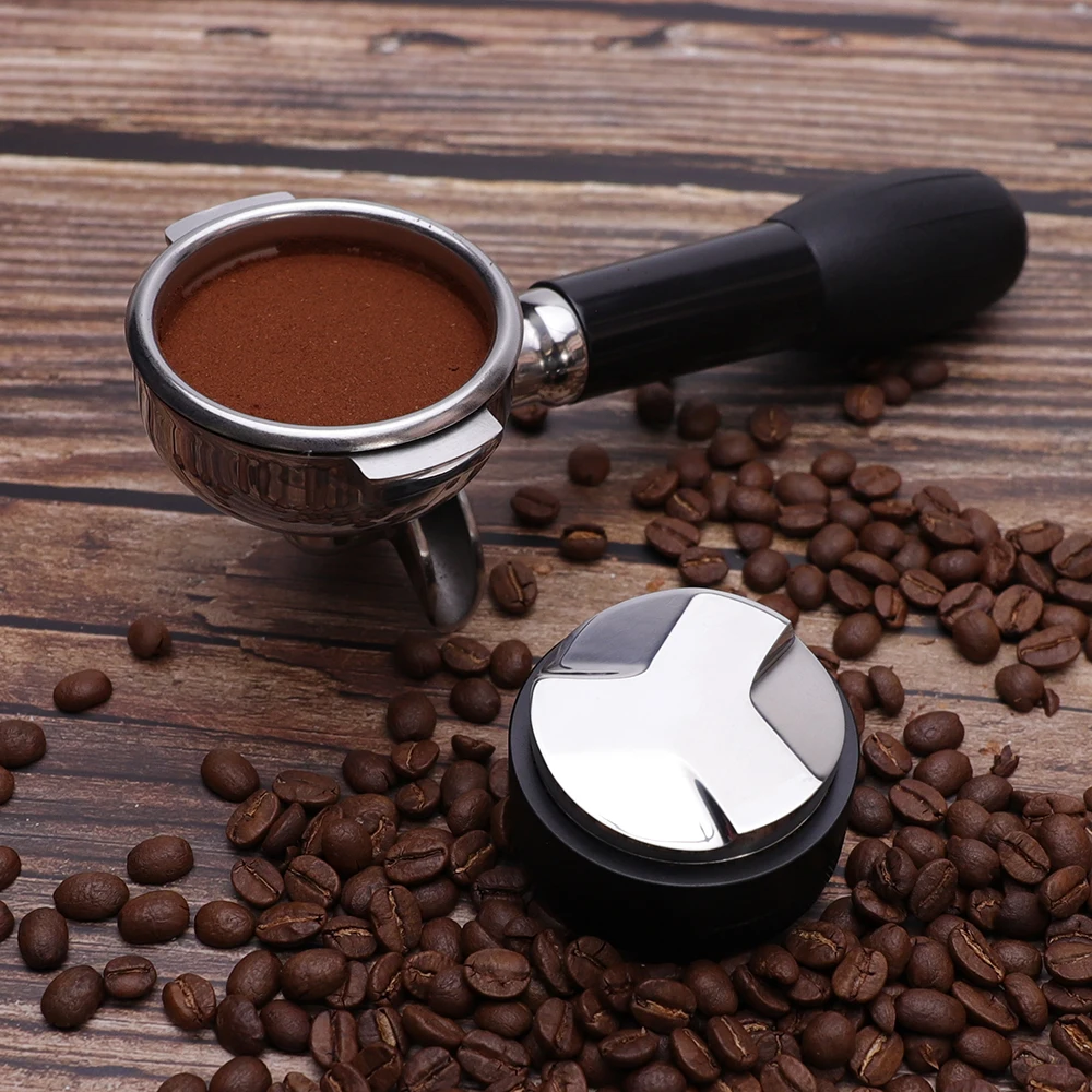 Двойная головка 53 мм распределитель и Темпер для кофе выравниватель подходит 54