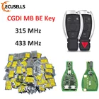 Оригинальный CGDI MB CG BE Key 315 МГц433 МГц для Mercedes Benz работает с CGDI MB программатором, поддерживает все FBS3 и автоматическое восстановление