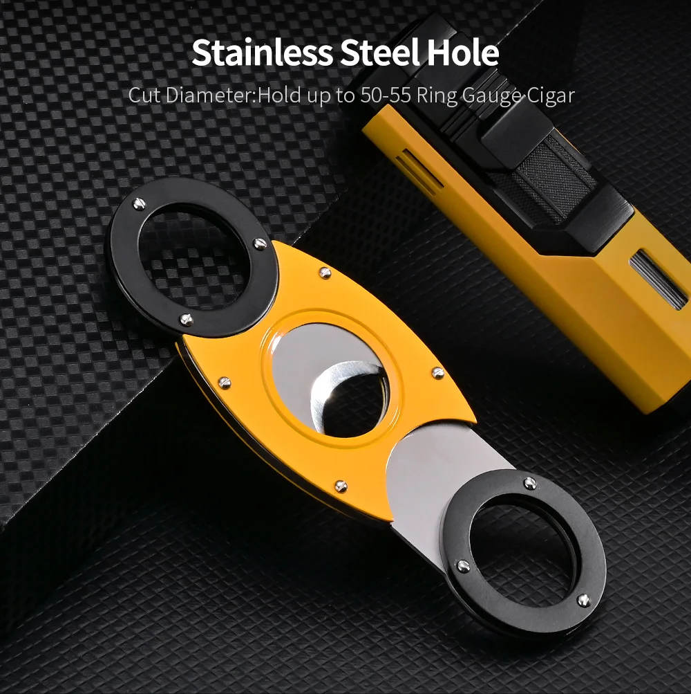 

CIGARLOONG набор зажигалок для сигарет острый сигарный нож гильотина с зажигалкой для сигар W/подарочный набор для сигарет