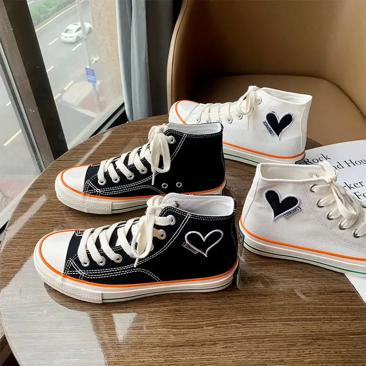 

Лидер продаж 2021, Женская парусиновая обувь, женская модная Повседневная дышащая обувь, женские высокие кроссовки colorwo